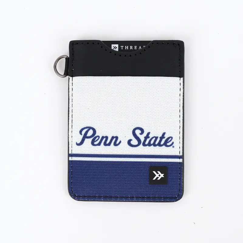Penn Cursive - Vertical Leather Wallet