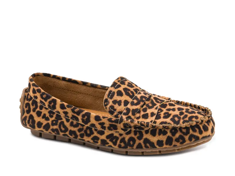 Penny For Your Thoughts Leopard Loafers by Corkys