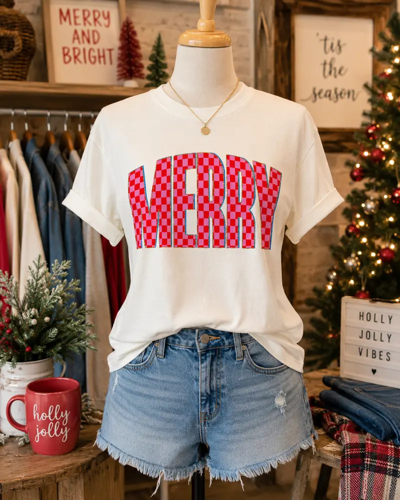 Peppermint Merry Tee