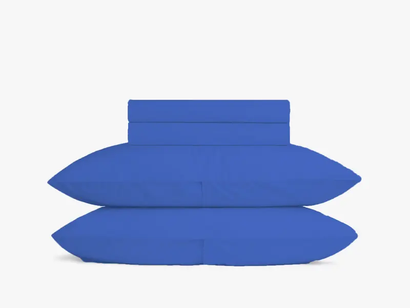Percale Top Sheet| Blue| 100% Cotton