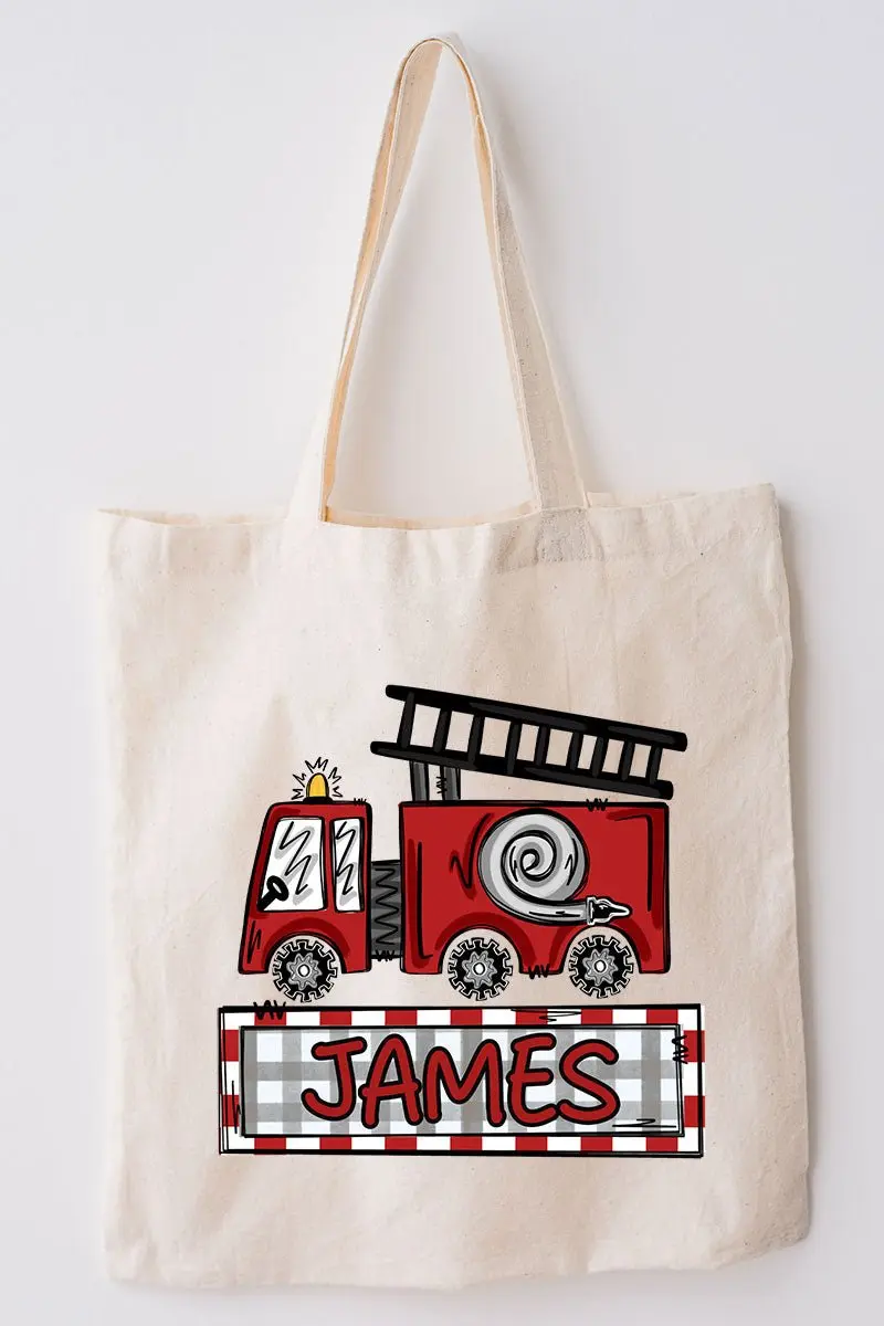 Personalized Rescue Ready Small Canvas Tote *Personalize Your Name