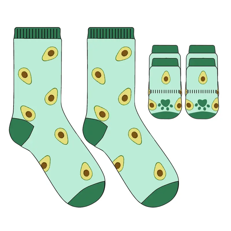 Pet & Owner Socks - Avocado