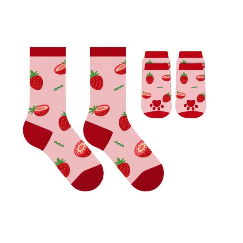 Pet & Owner Socks - Strawberry
