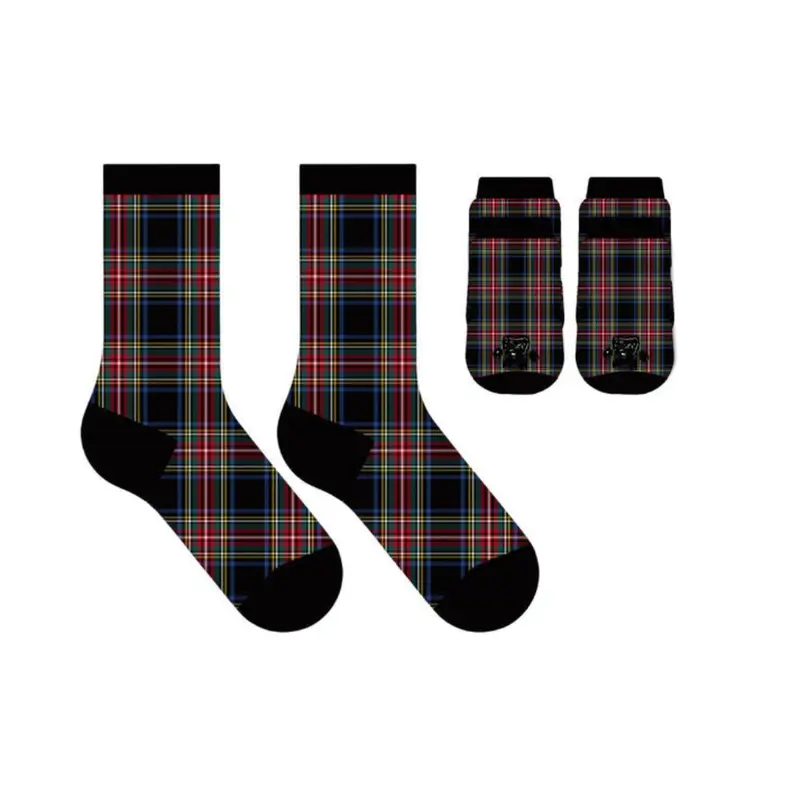 Pet & Owner Socks - Winter Plaid