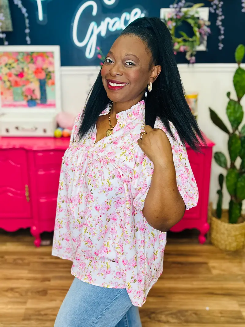 Petal Charm Top - FINAL SALE