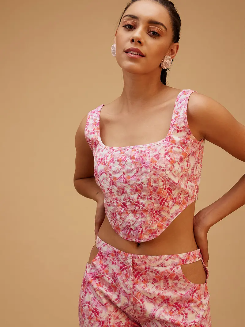 Pink Cotton Vacation Co-ord Set