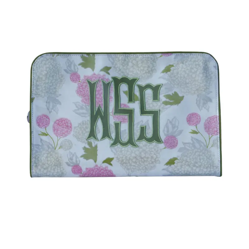 Pink Hydrangeas Cosmetic Pouch