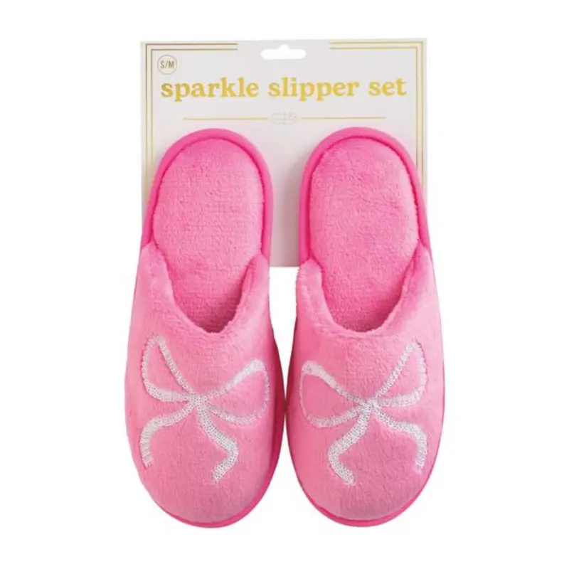 Pink Valentine's Sparkle Slipper