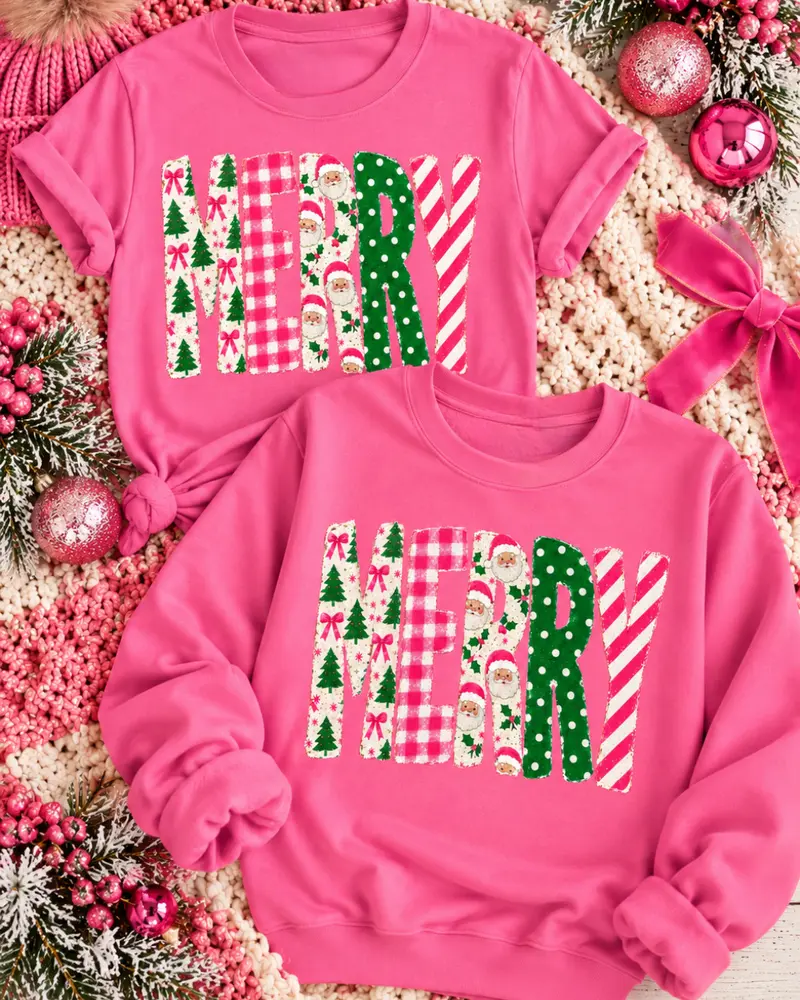 Pinkmas Cheer Tee or Sweatshirt