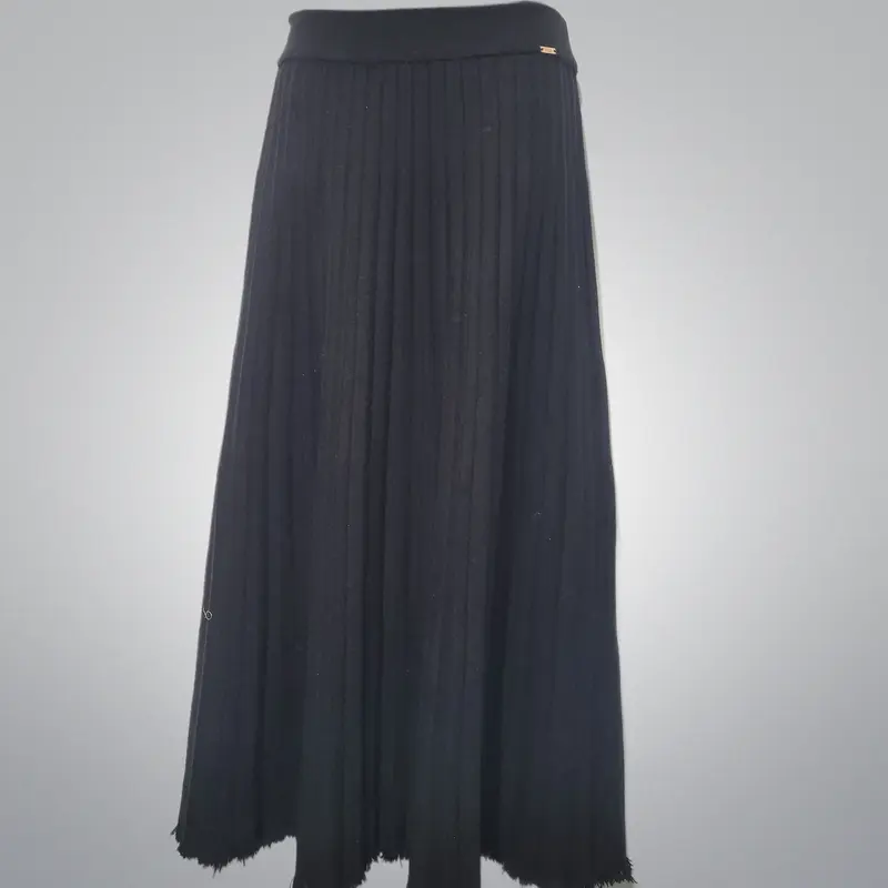 Pleated Black Skirt