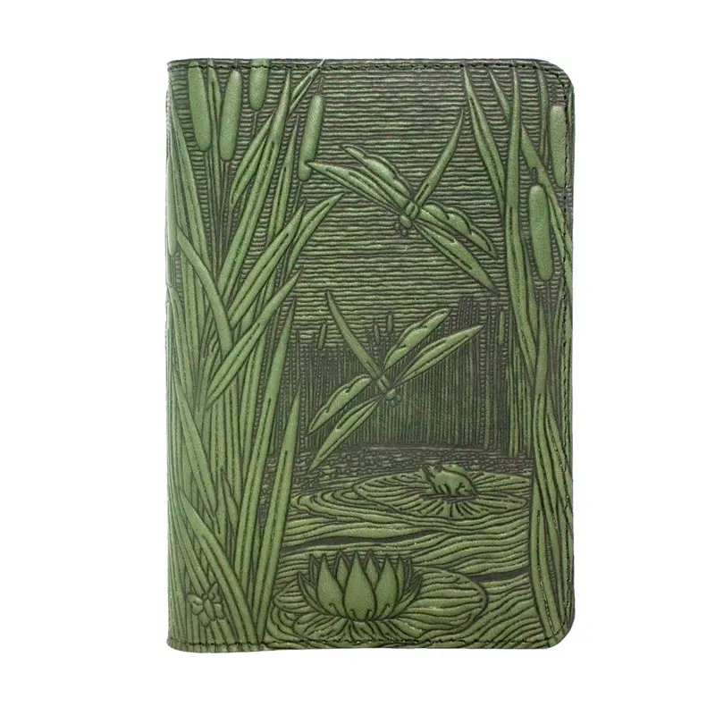 Pocket Notebook Cover, Dragonfly Pond