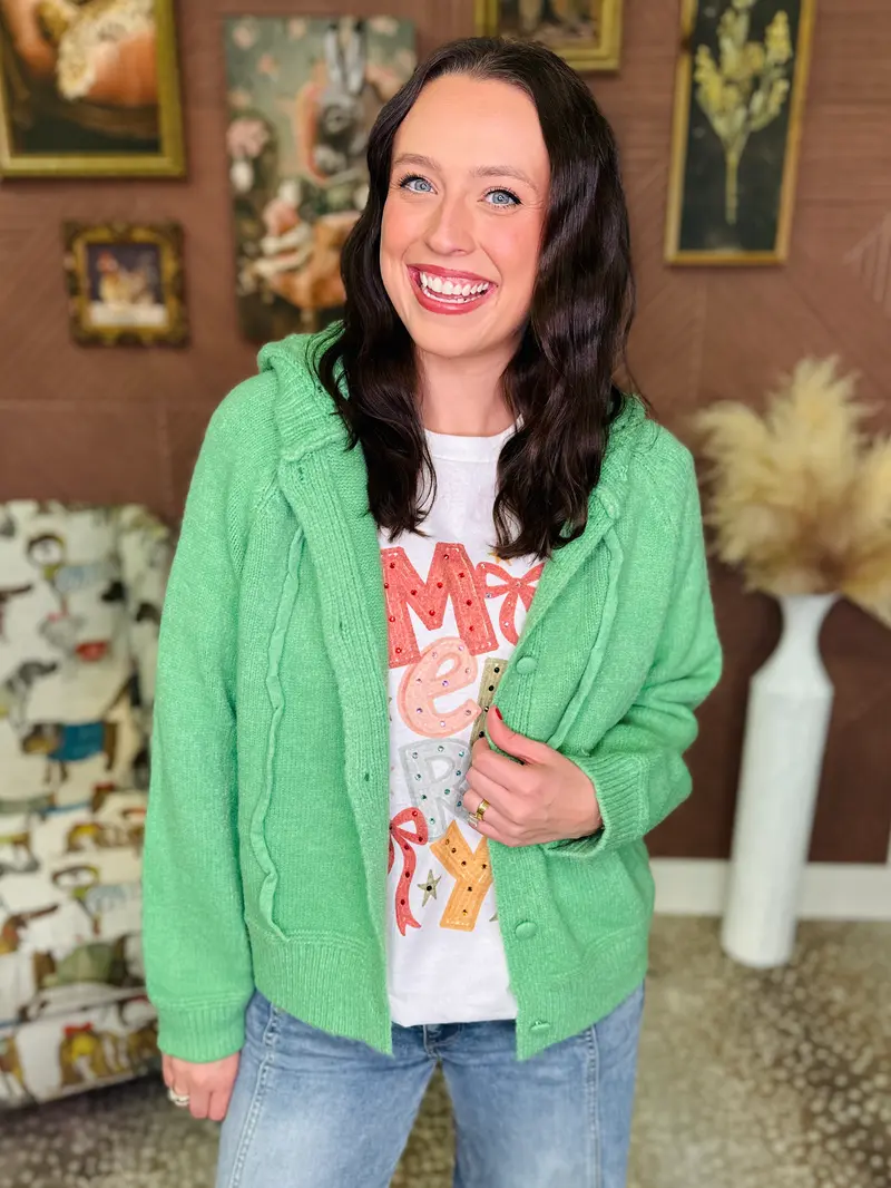 POL Warm Wishes Knit Cardigan