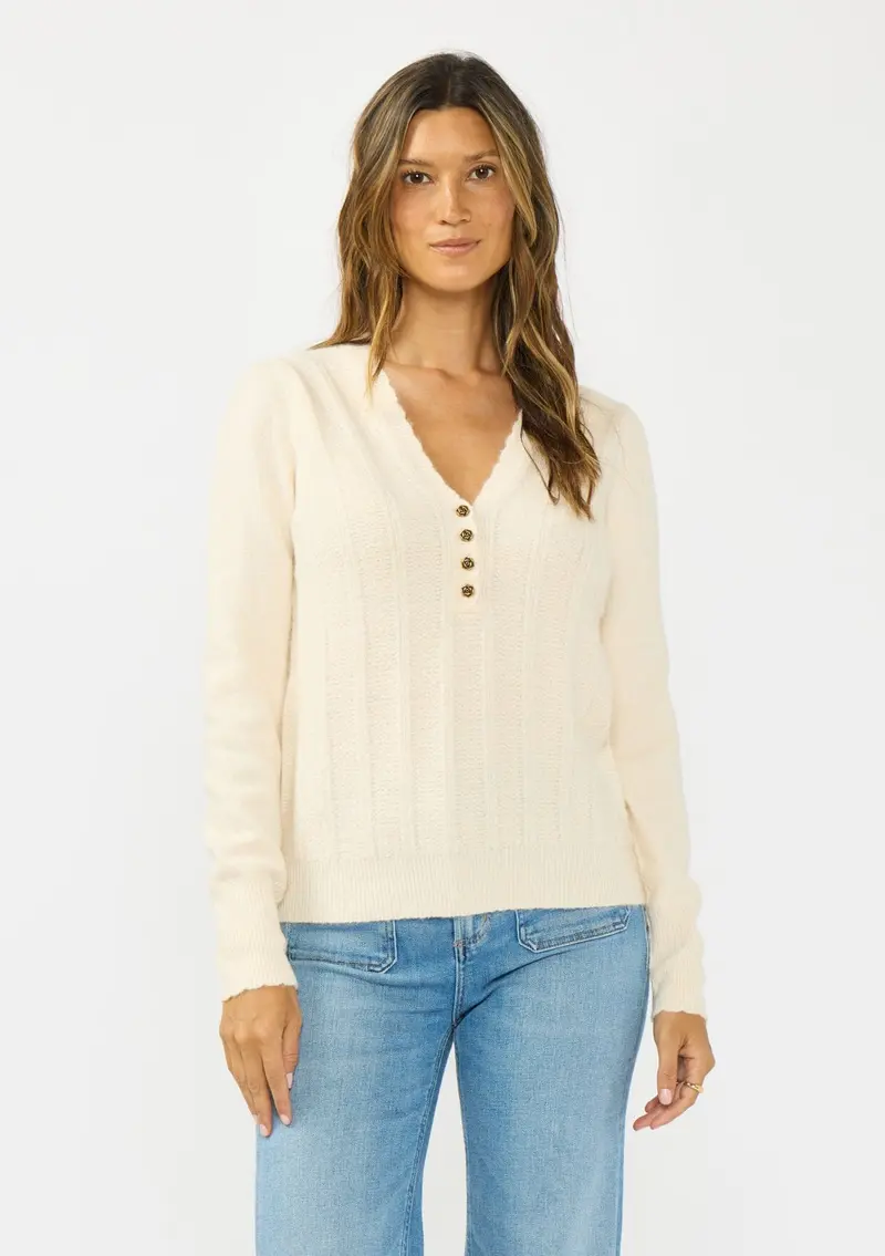 Porter Button Front Sweater