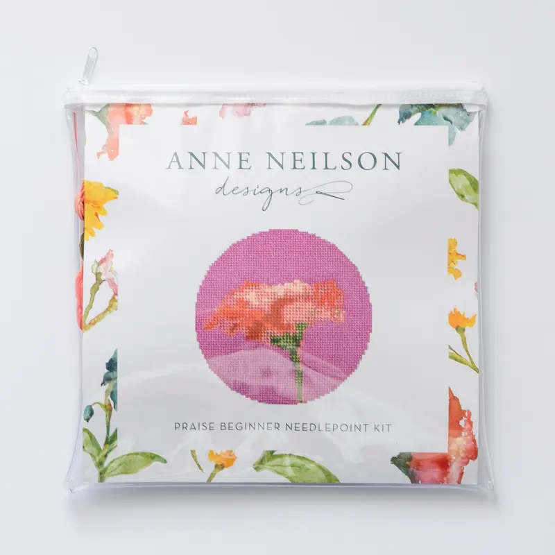 Praise Floral Beginner Needle Point Kit