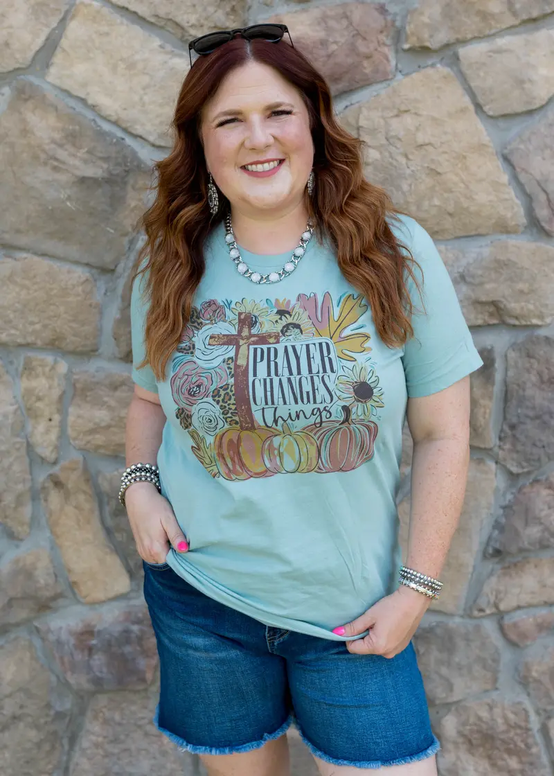 Prayer Changes Things Softprint Tee