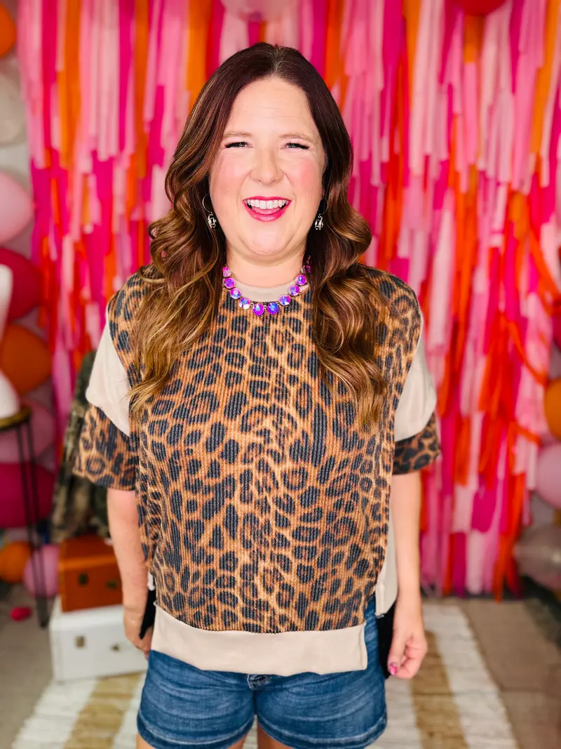 Pretty In Leopard Top