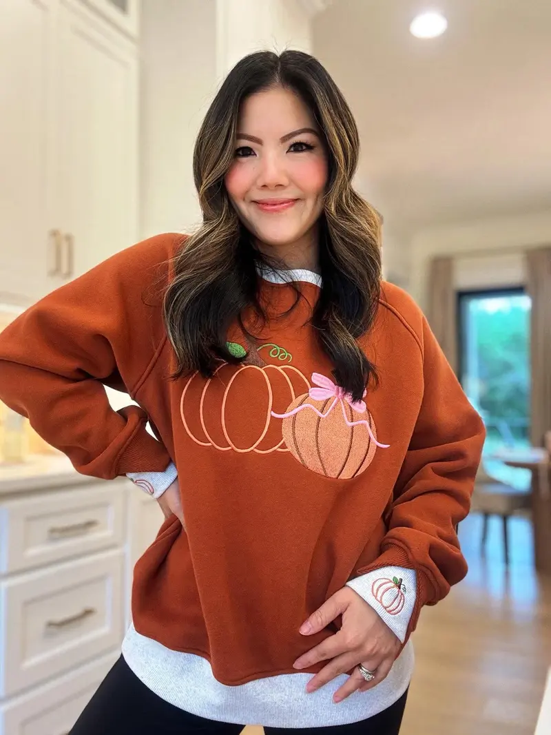 Pumpkin Layer Pop Sweatshirt