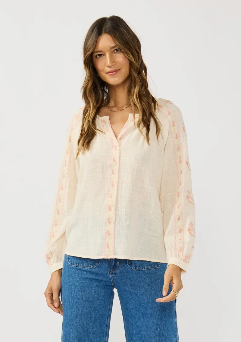 Quinn Embroidered Blouse