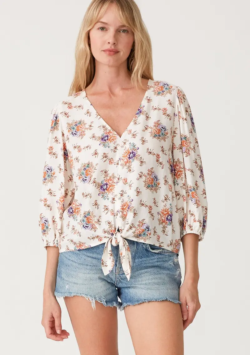 Quinn Tie Front Top