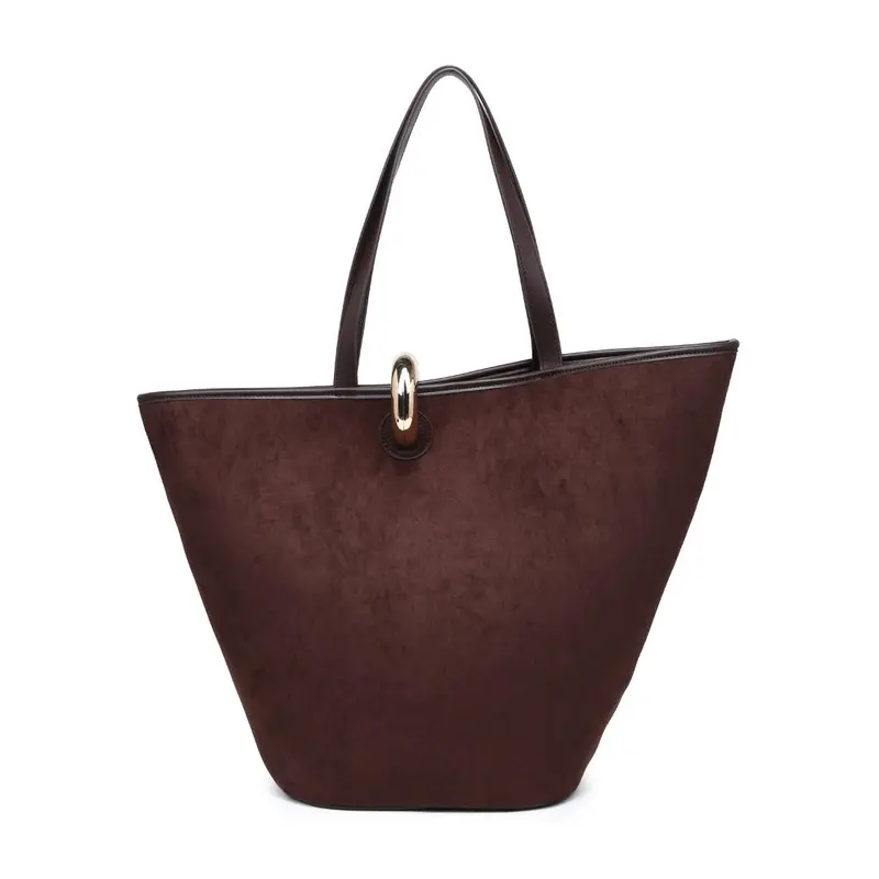 Raelynn - Faux Suede Tote