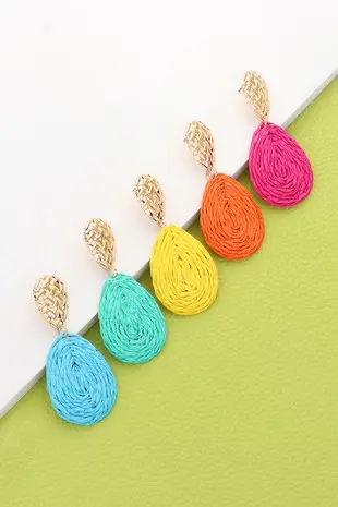 Raffia Earrings