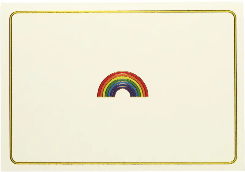 Rainbow Boxed Note Cards