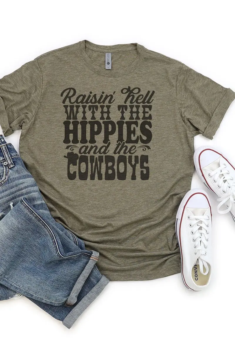 Raisin' Hell Poly/Cotton Tee