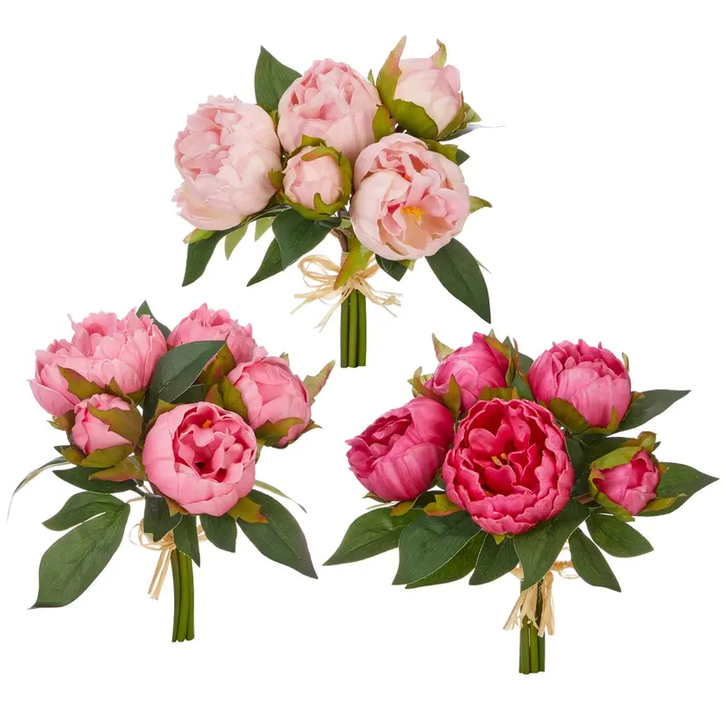 Real Touch Peony Bundle 10.5 in