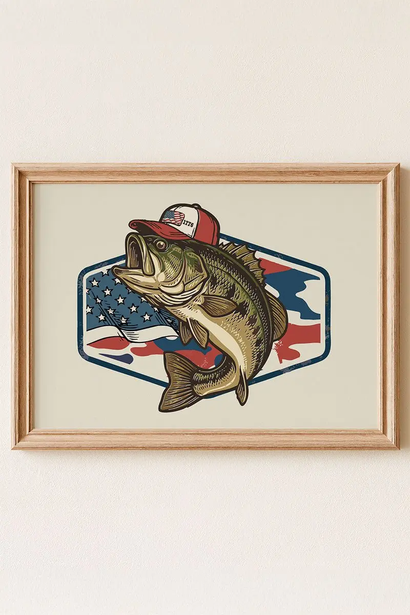 Reel American Ready To Frame Canvas Print