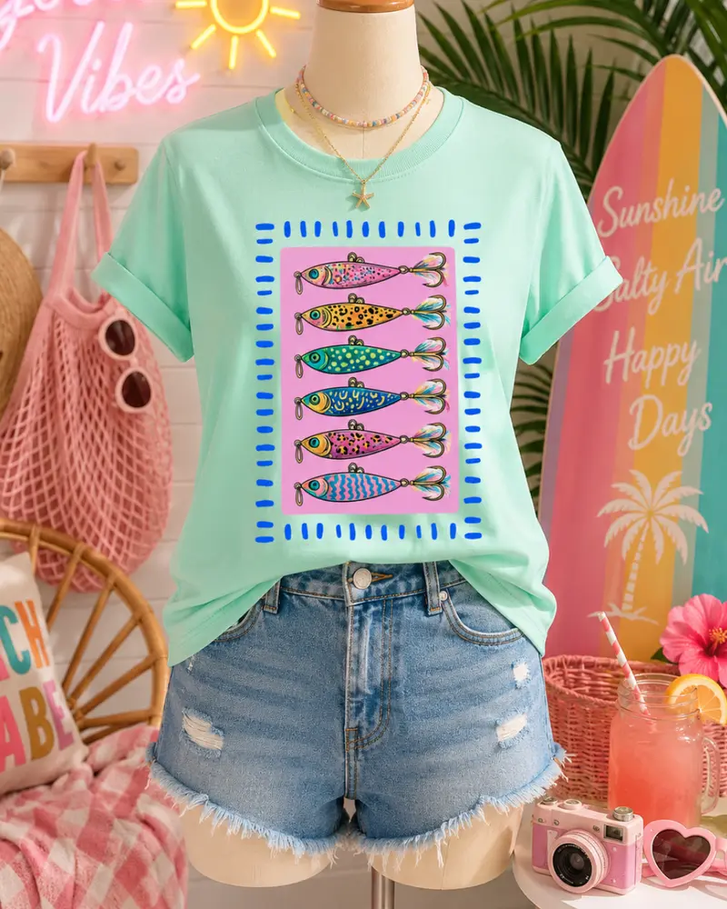 Reel Cute Summer Tee