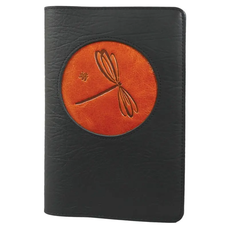 Refillable Leather Icon Journal, Dragonfly