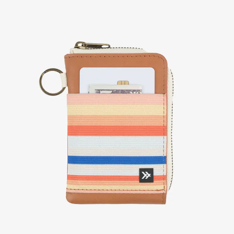 Renae Peach - Leather Zip Wallet