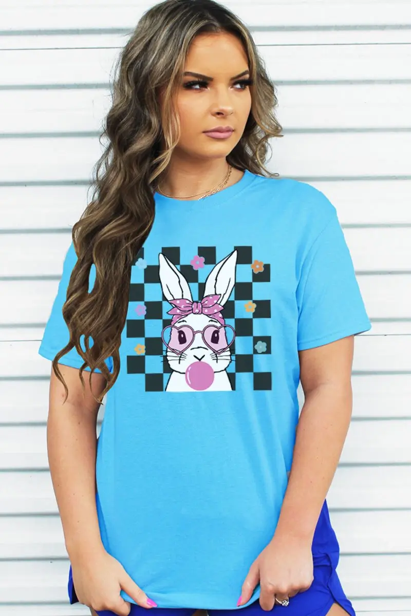 Retro Bubblegum Bunny Unisex Blend Tee