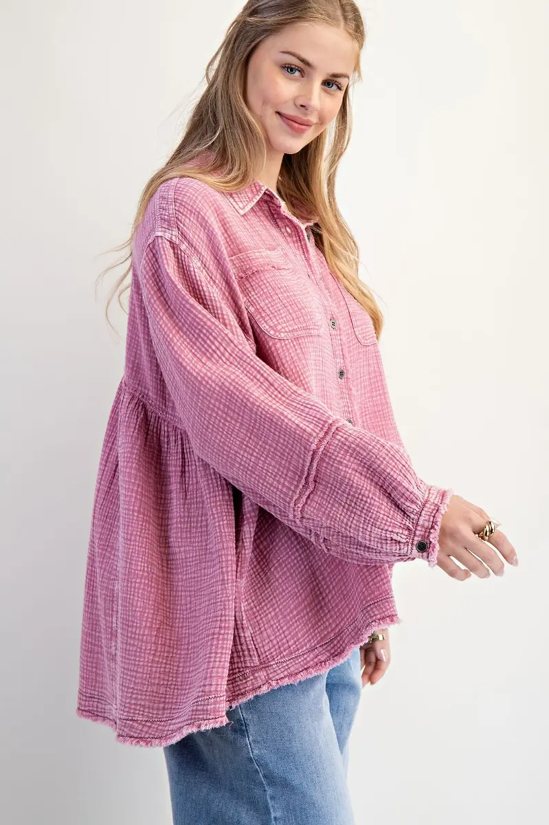 Retro Rose Casual Top - Pre-Order