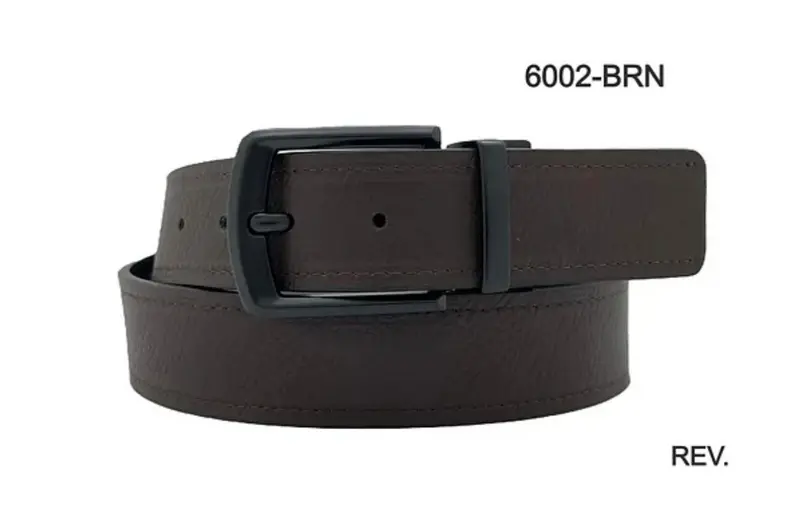 Reversible Black & Brown Leather Belt
