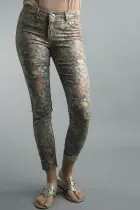 Reversible Muted Printed and Khaki Pants