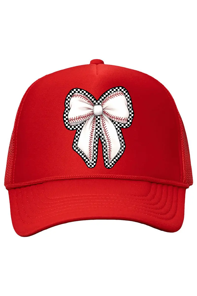 Ribbons & Runs Foam Mesh Back Trucker Cap