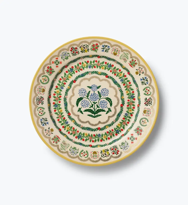 Rifle Paper Co. Rosette Porcelain Dinner Plate Set