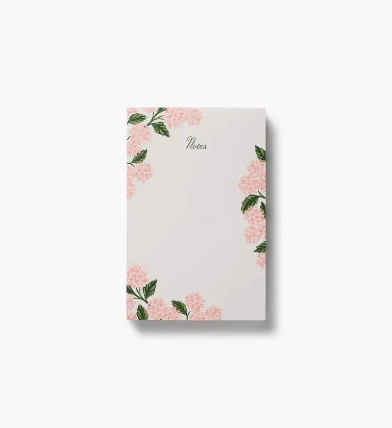 Rifle Paper Pink Hydrangea Notepad