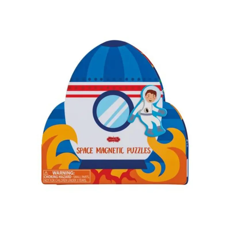 Rocket Magnetic Puzzle Book by Mudpie