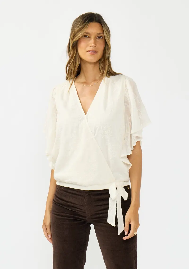 Rosara Embroidered Top