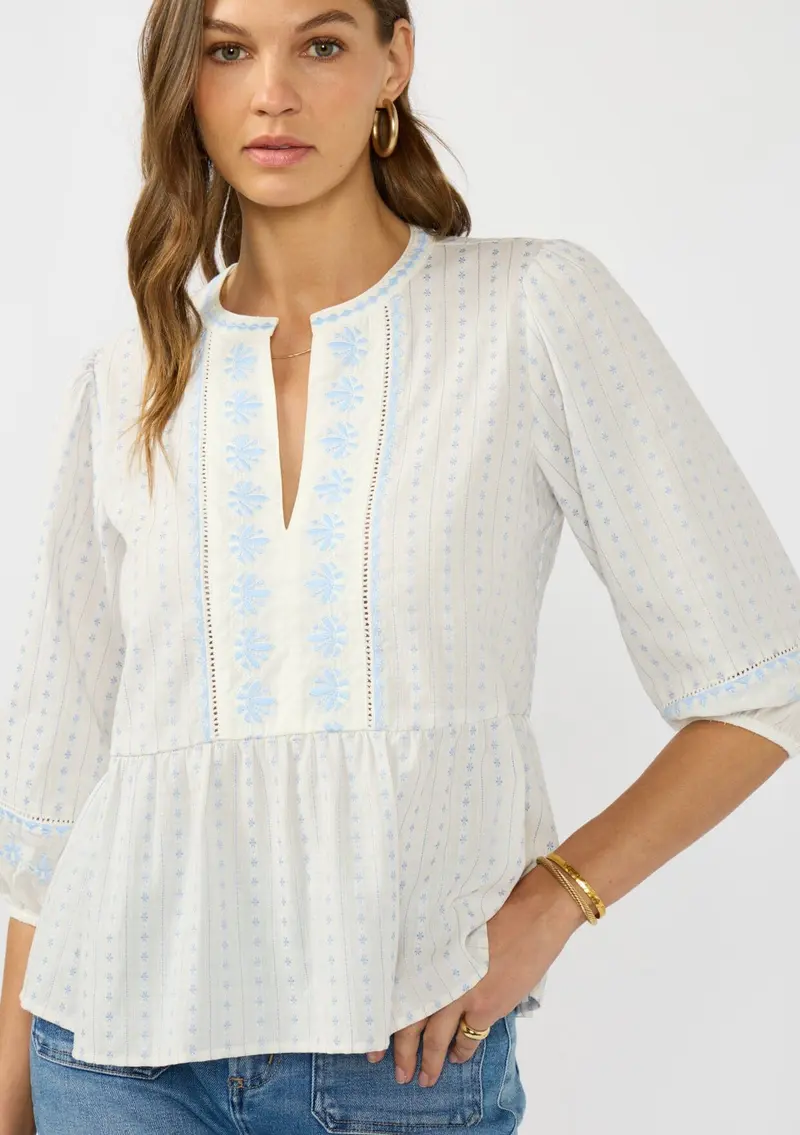 Rosie Embroidered Blouse
