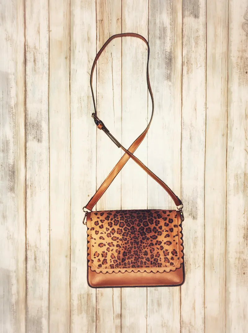 Run The Show Leopard Crossbody