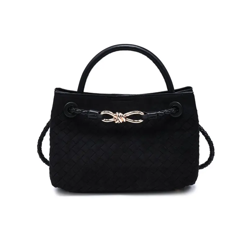 Ryann - Faux Suede Satchel