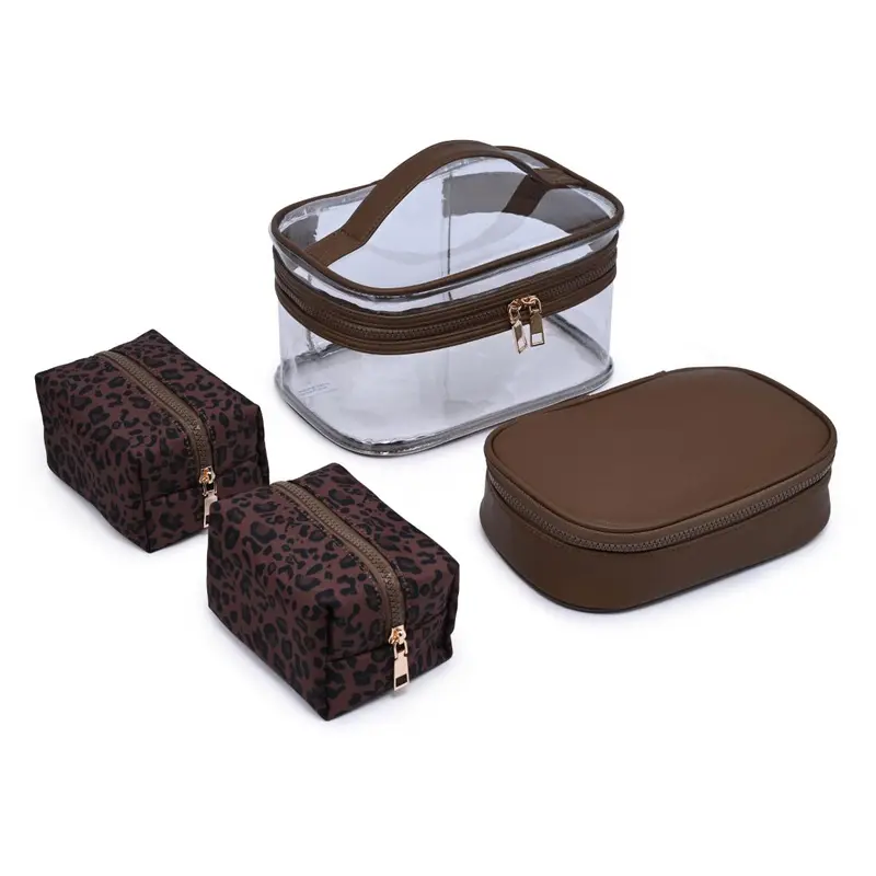 Safari Chic - 4 Piece Train Case Set