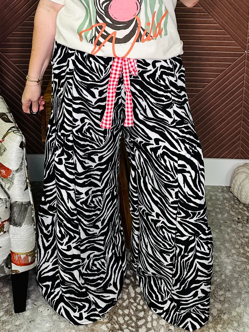 Safari Rebel Pants - Zebra