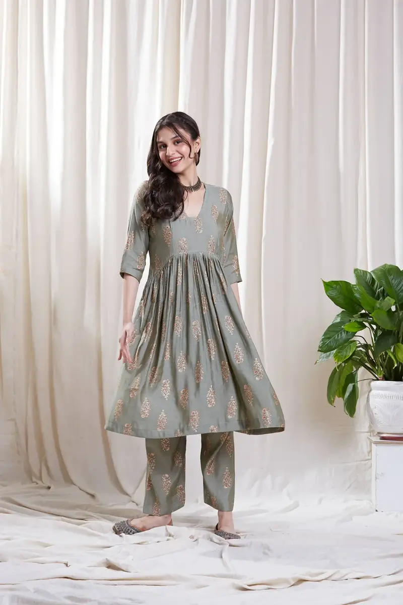 Sage Green Kurta Set