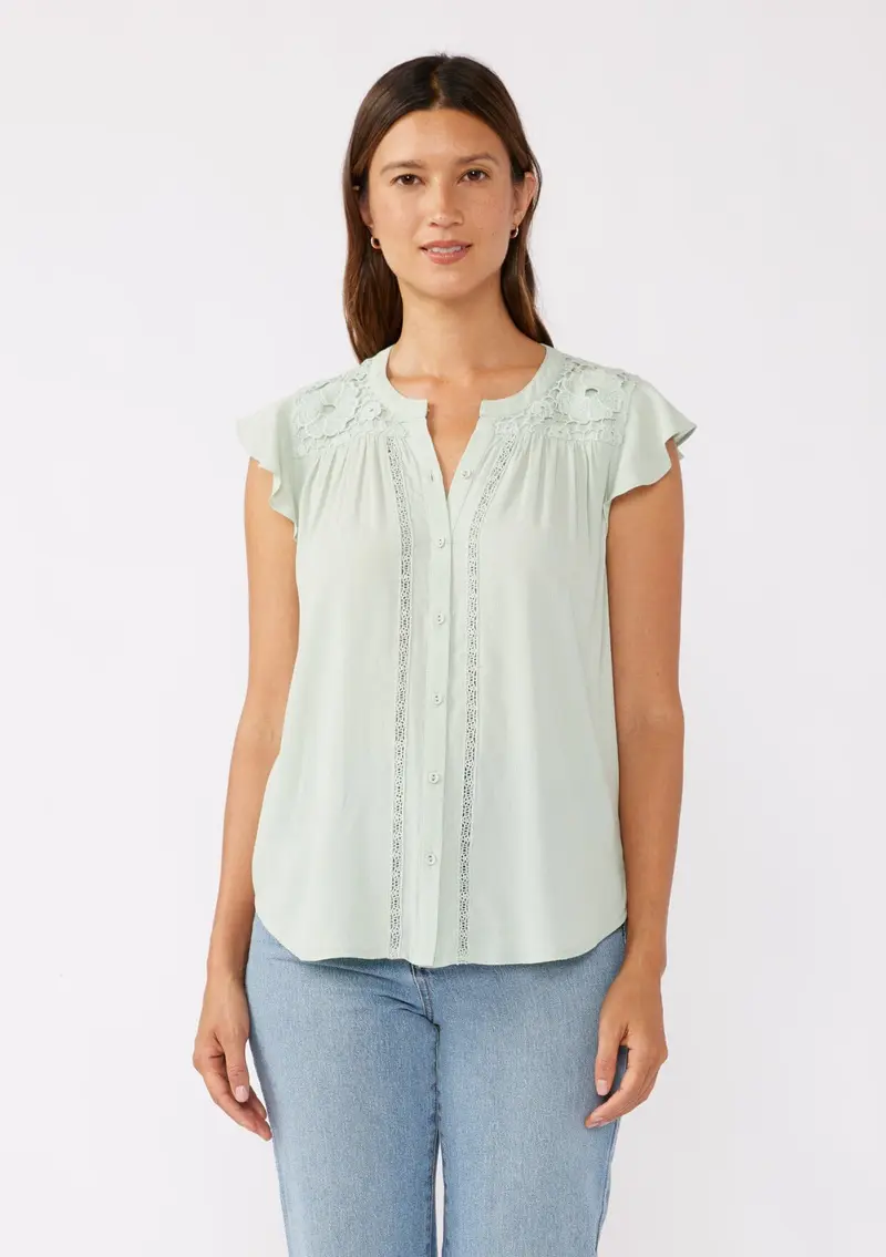 Sage Spirit Lace Top