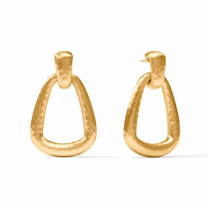 Sahara Doorknocker Earrings in Gold