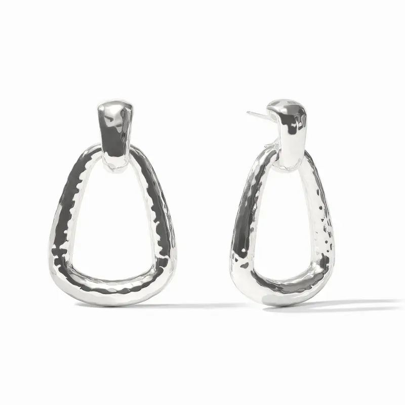 Sahara Doorknocker Earrings in Silver